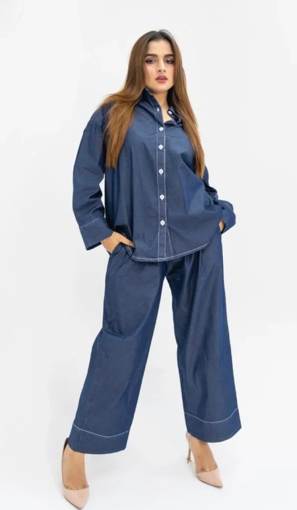 Denim Co-ord 2pc set - Image 2