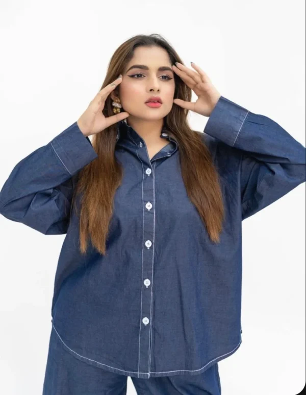 Denim Co-ord 2pc set - Image 3